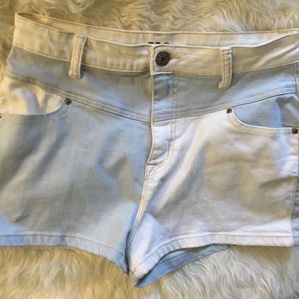 BDG Half Blue & White Shorts